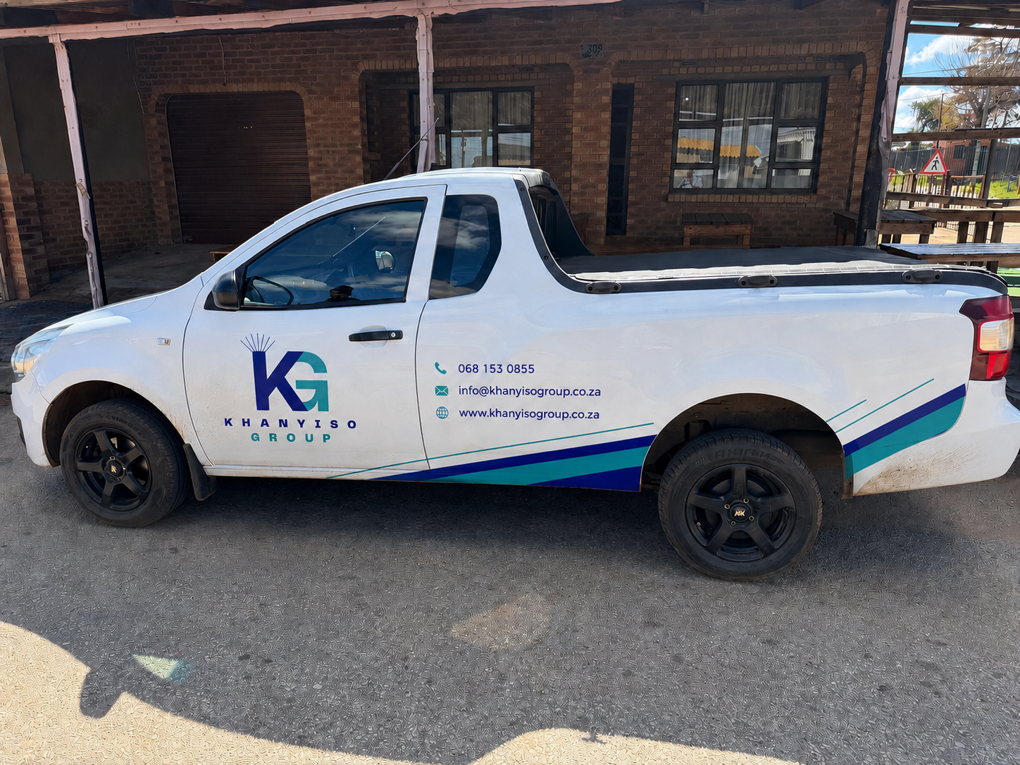 Khanyiso Group branded waste management bakkie